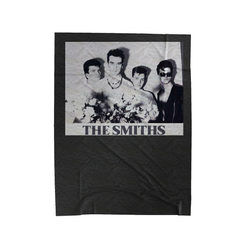 The Smiths Morrissey Flowes Velveteen Blanket