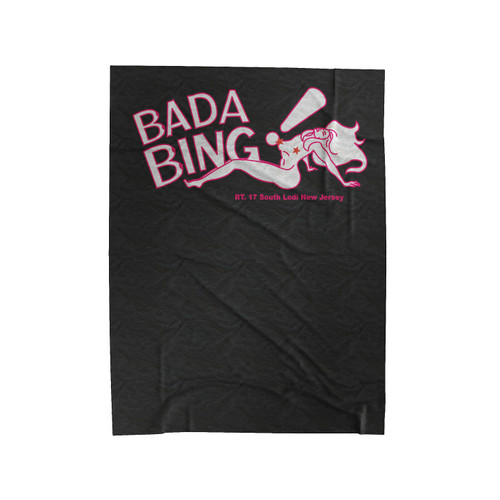 The Sopranos Bada Bing Strip Club Velveteen Blanket