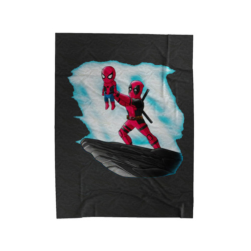 The Spider King Deadpool The Lion King Parody Velveteen Blanket