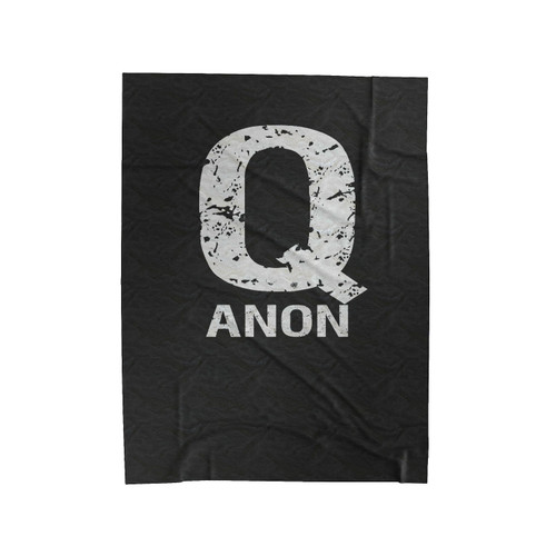 The Storm Is Here Patriotic Trump Q Anon Velveteen Blanket