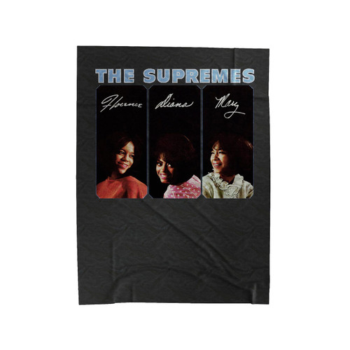 The Supremes Way Back Attack Velveteen Blanket