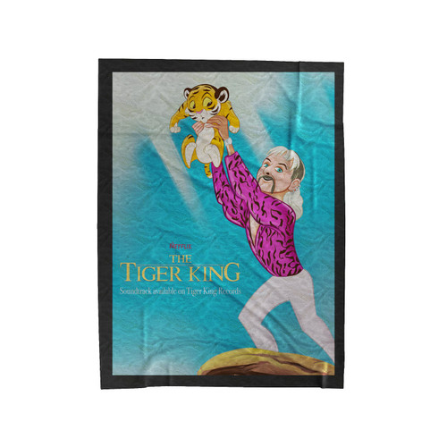 The Tiger King Velveteen Blanket