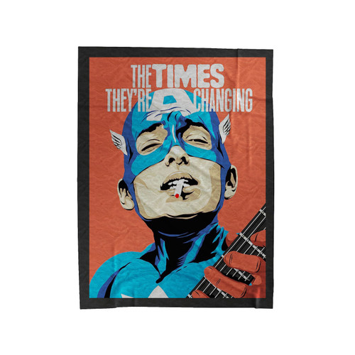 The Times They're Changing Velveteen Blanket