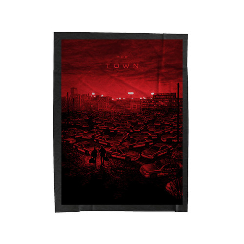 The Town Red Velveteen Blanket