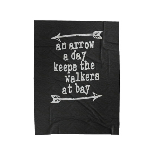 The Walking Dead Daryl Dixon Norman Reedus Arrow A Day Twd Comic Con Walker Con Fan Velveteen Blanket