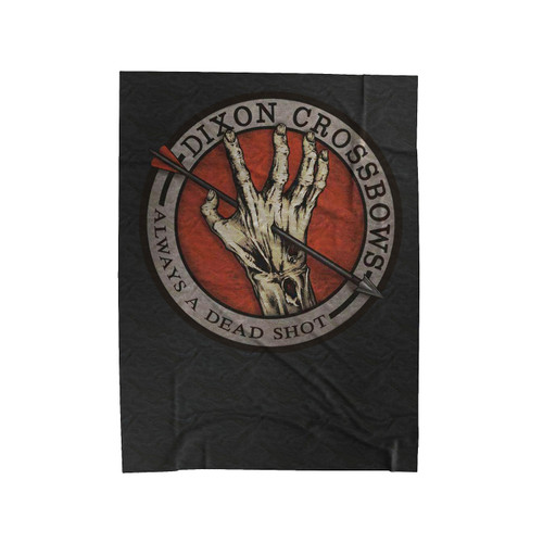 The Walking Dead Dixon Crossbows Velveteen Blanket