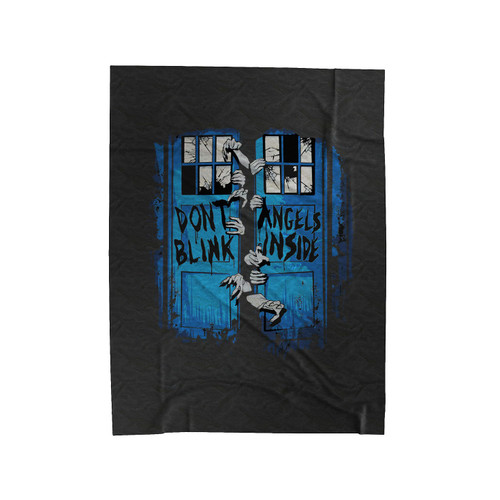 The Walking Dead Doctor Who Velveteen Blanket