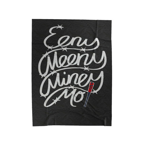 The Walking Dead Eeny Meeny Miney Velveteen Blanket