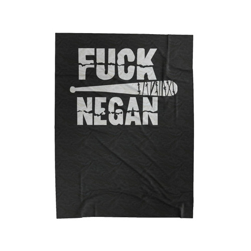 The Walking Dead Fuck Negan Zombie Lucille Velveteen Blanket