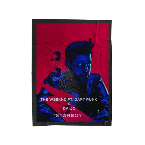 The Weeknd Ft Daft Punk Starboy Velveteen Blanket