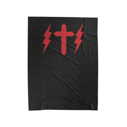 The Weeknd Lightning Cross Starboy Music Velveteen Blanket