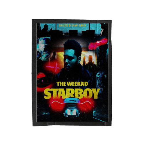 The Weeknd Starboy Daft Punk Rap Music Cover Velveteen Blanket