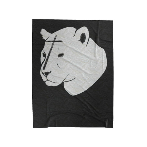 The Weeknd Starboy Panther Logo Velveteen Blanket