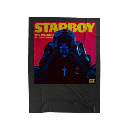 The Weeknd Starboy Poster Velveteen Blanket