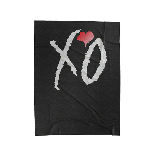The Weeknd X O Hugs And Kisses Velveteen Blanket