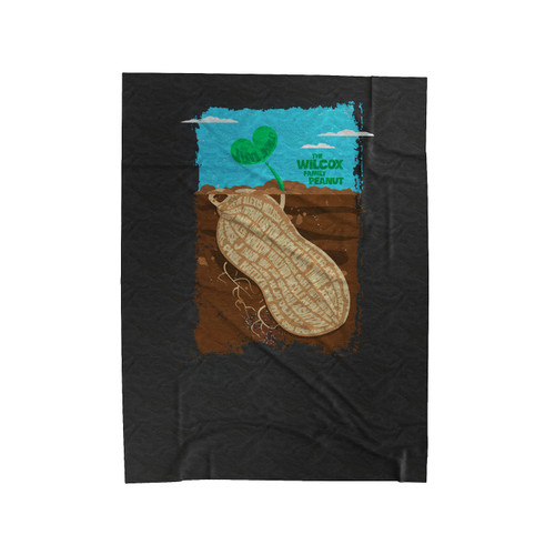The Wilcox Family Peanut Velveteen Blanket
