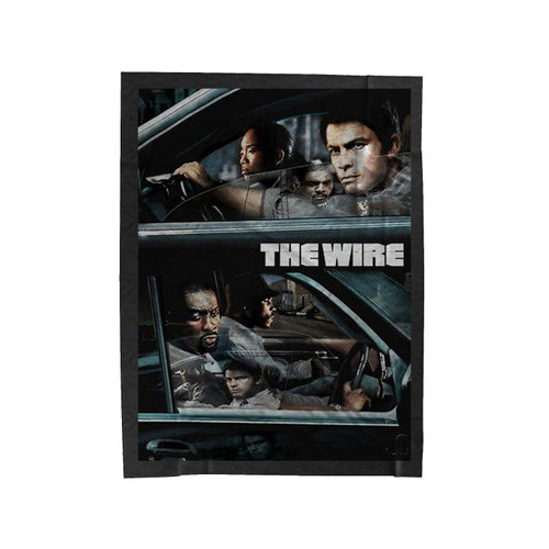 The Wire Tv Vintage Dominic West Velveteen Blanket