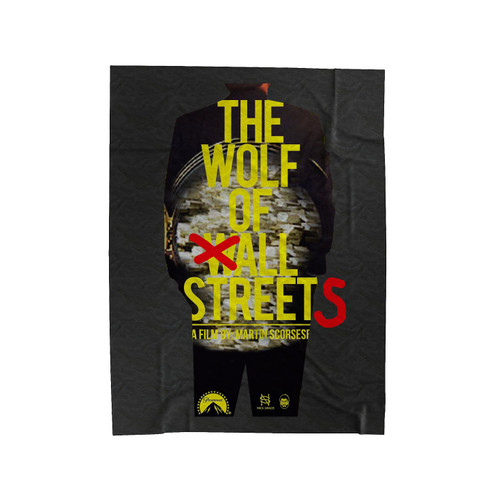 The Wolf Of All Streets Velveteen Blanket