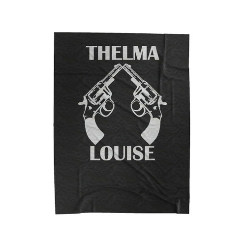 Thelma And Louise Bff Best Friends Forever 3 Velveteen Blanket
