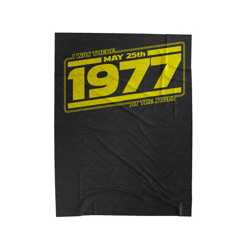 There At The Start Star Wars Themed Velveteen Blanket