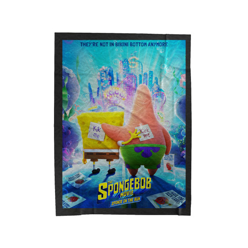 They're Not In Bikini Bottom Anymore Spongebob Movie Velveteen Blanket