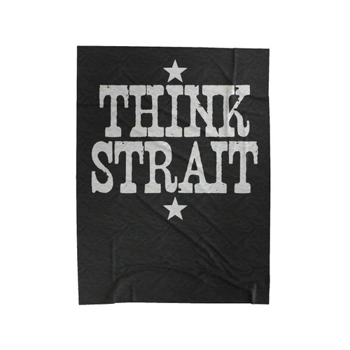 Think Strait Nashville Country Music Velveteen Blanket