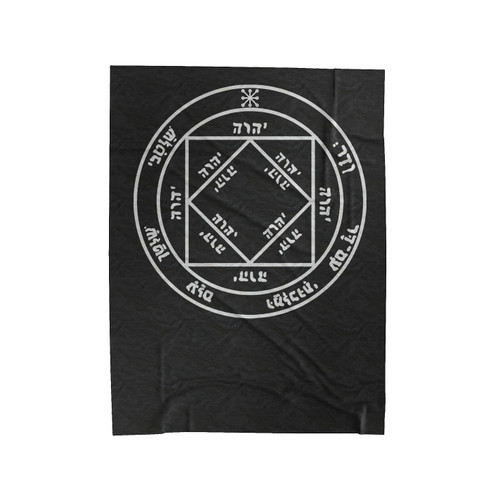 Third Pentacle Of The Sun Velveteen Blanket