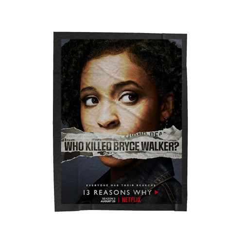 Thirteen Reasons Why Tv Velveteen Blanket