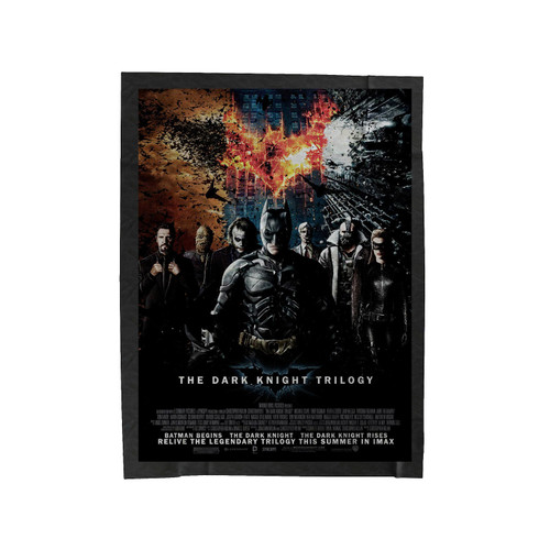 This Fan Made Dark Knight Trilogy Velveteen Blanket