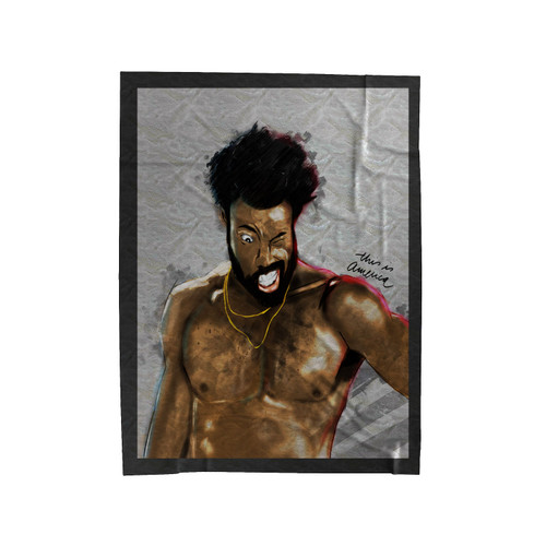 This Is America Art Velveteen Blanket