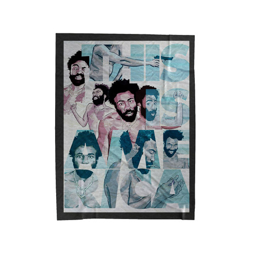 This Is America Donald Glover Velveteen Blanket