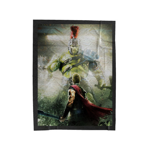 Thor And Hulk Velveteen Blanket