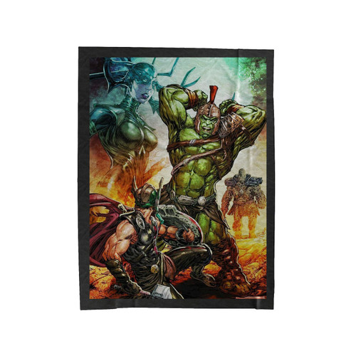 Thor Ragnarok Hulk Vs Thor Velveteen Blanket