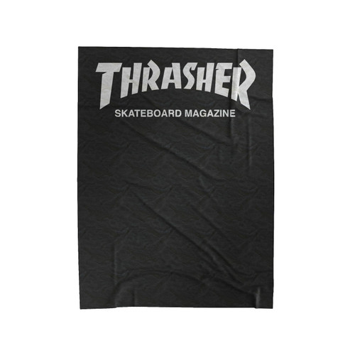 Thrasher Skateboard Magazine Swag 80S Velveteen Blanket