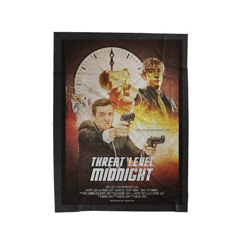 Threat Level Midnight Velveteen Blanket