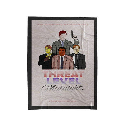 Threat Level Midnight Design Velveteen Blanket