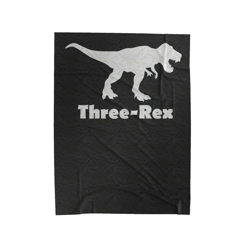 Three Rex Velveteen Blanket