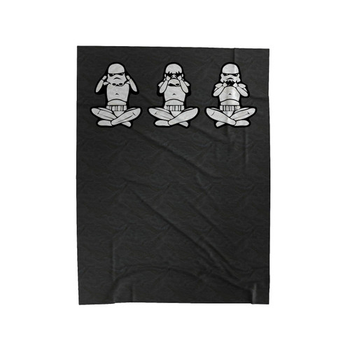 Three Wise Stormtroopers Velveteen Blanket