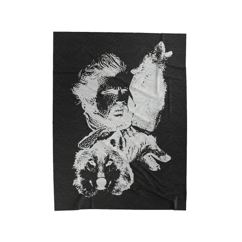 Three Wolf Kevin Costner Dances With Wolves Velveteen Blanket