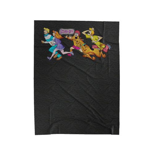 Time Running On Scooby Doo Velveteen Blanket