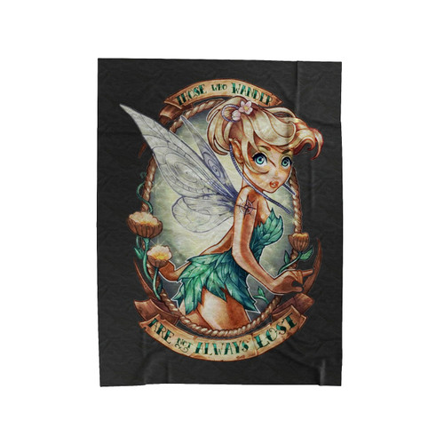 Tinkerbell Fairy Pan Velveteen Blanket