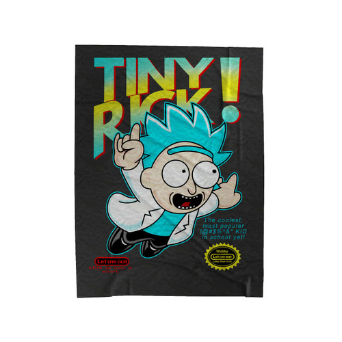 Tiny Rick Comedy Rick & Morty Velveteen Blanket