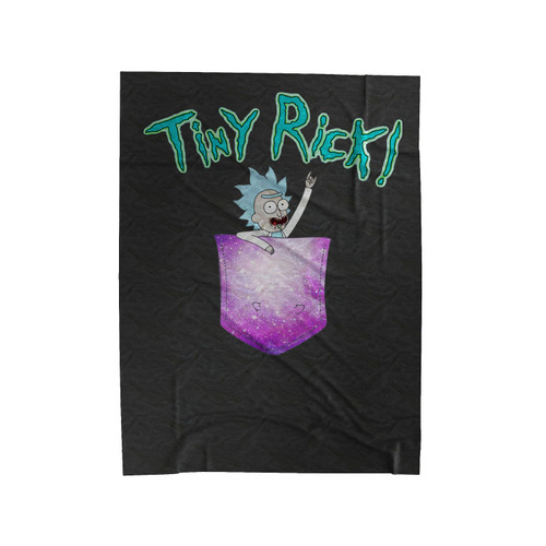 Tiny Rick Space Pocket Rick & Morty Comedy Velveteen Blanket