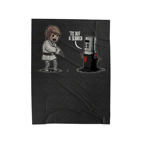 Tis But A Scratch Monty Python Velveteen Blanket