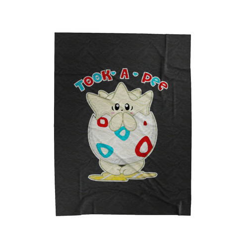 Tokepi Took A Pee Pokemon Velveteen Blanket