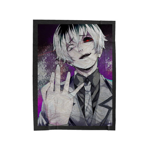 Tokyo Ghoul Kaneki Rize Touka Anime Velveteen Blanket
