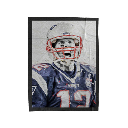 Tom Brady New England Patriots 1 Velveteen Blanket
