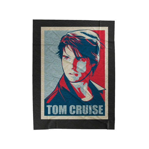 Tom Cruise Obey Poster Velveteen Blanket