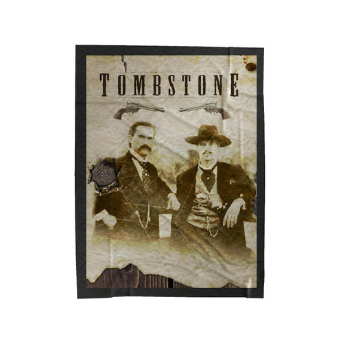 Tombstone Vintage Velveteen Blanket