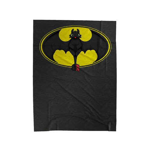 Toothles Batman How To Train Your Dragon Velveteen Blanket